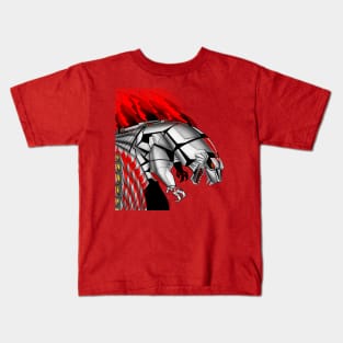 the mechagodzilla in flames Kids T-Shirt